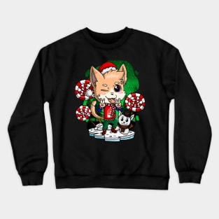 Kima Cat (Christmas) Crewneck Sweatshirt